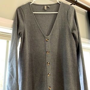 Gray Maternity Dress